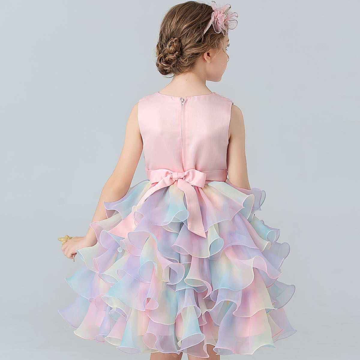 Children's Layered Dress in Colors