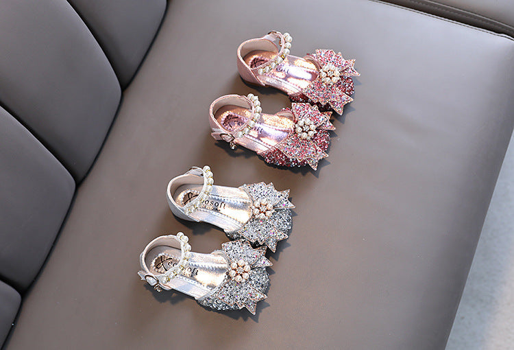 Girls Pearl Sparkle Mary Jane Party Shoes – Charmy