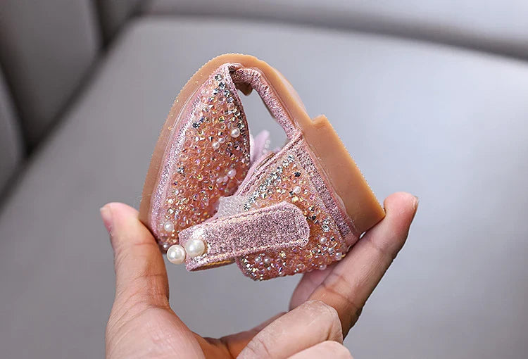 Girls Butterfly Rhinestone Shoes – Charmy