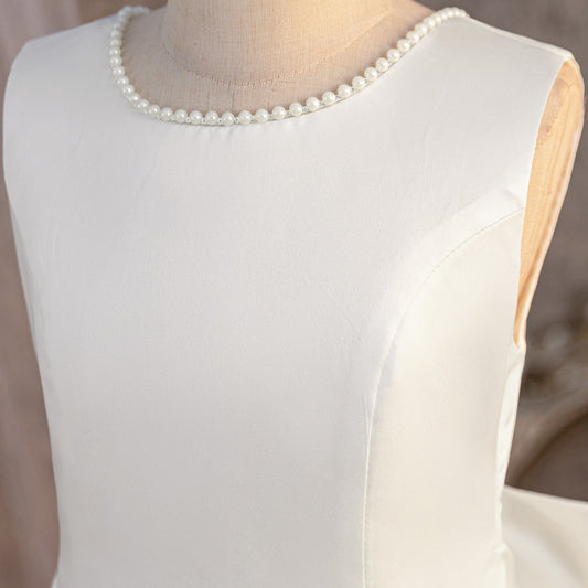 White Pearl Children's Dress
