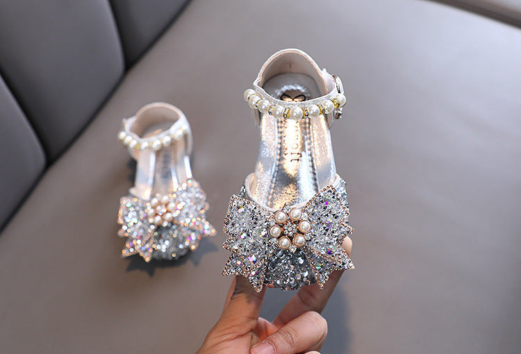 Girls Pearl Sparkle Mary Jane Party Shoes – Charmy