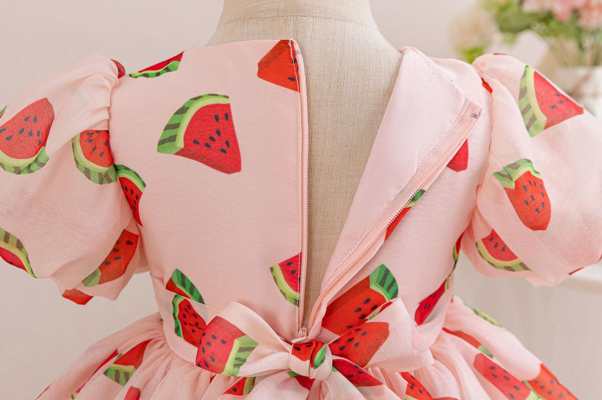 Girls' Party Dress Love/ Cherries/ Watermelon