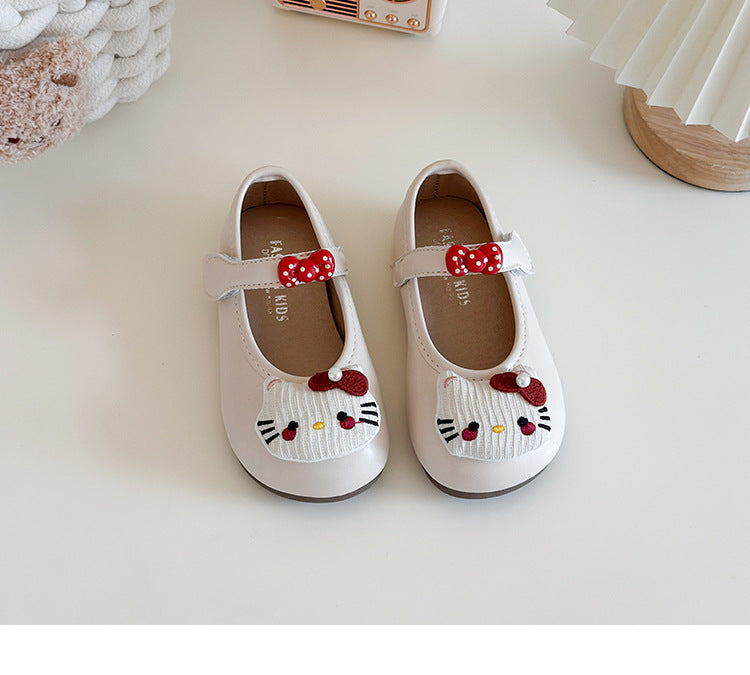 Girls' Kitten-Themed Shoes