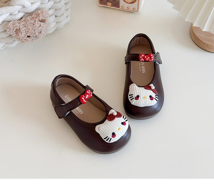 Girls' Kitten-Themed Shoes