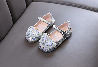Girls Butterfly Rhinestone Shoes – Charmy