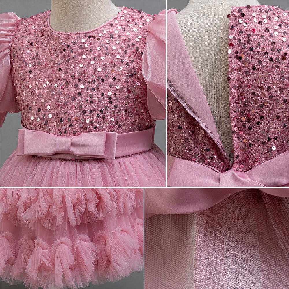 Sparkly Puffy Dress for Children