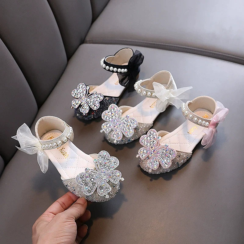Girls Butterfly Sparkle Shoes – Charmy