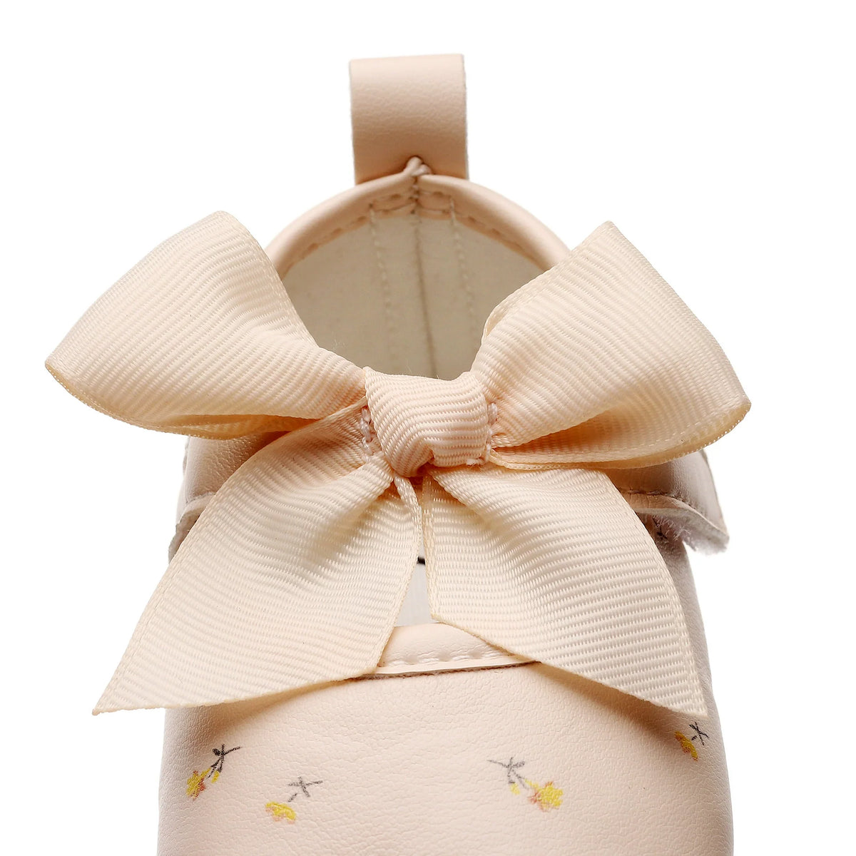 Baby Shoes with Little Flowers and Bows