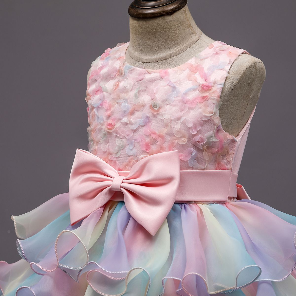 Children's Layered Dress in Colors