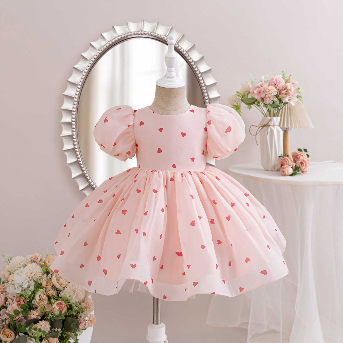 Girls' Party Dress Love/ Cherries/ Watermelon