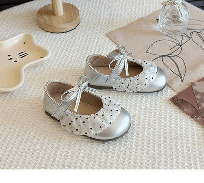 Children's Polka Dot Shoe with Bow