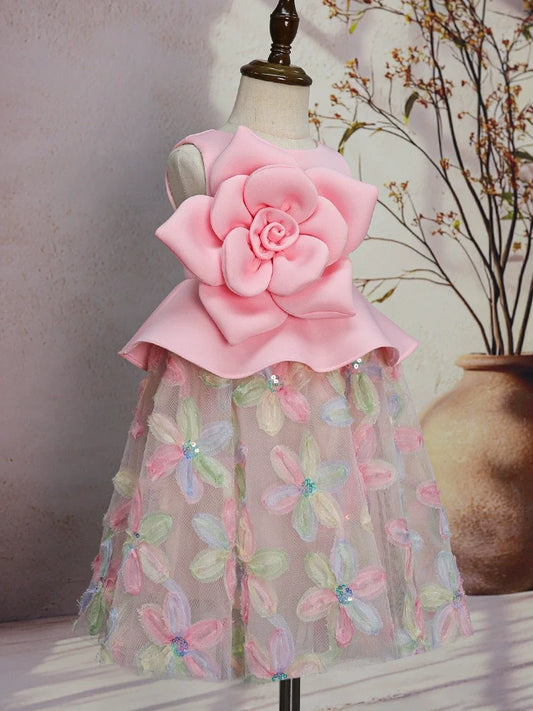 Girls' Floral Dress