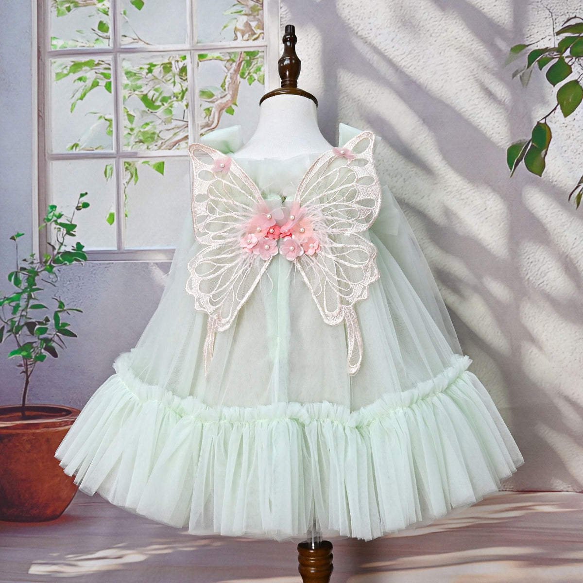 Children's Flower Tulle Dress