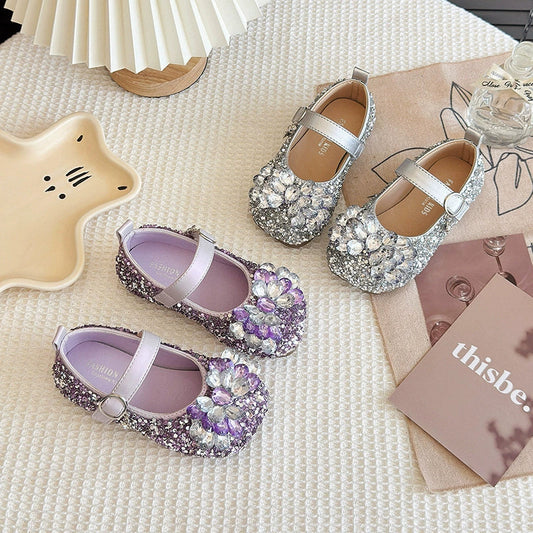 Girls Rhinestone Sparkle Shoes – Charmy