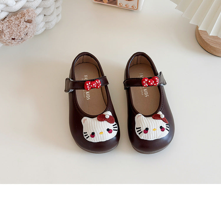 Girls' Kitten-Themed Shoes