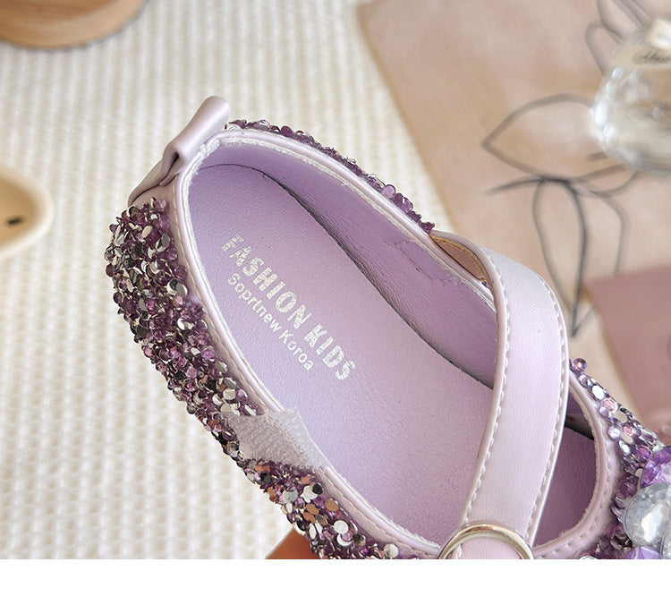 Girls Rhinestone Sparkle Shoes – Charmy