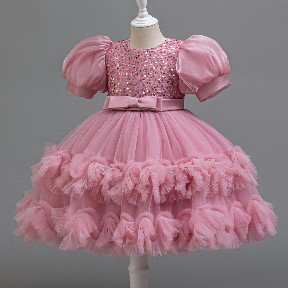 Sparkly Puffy Dress for Children