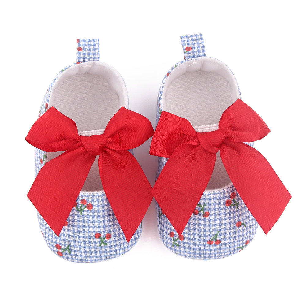 Cherry Print Children's Shoes