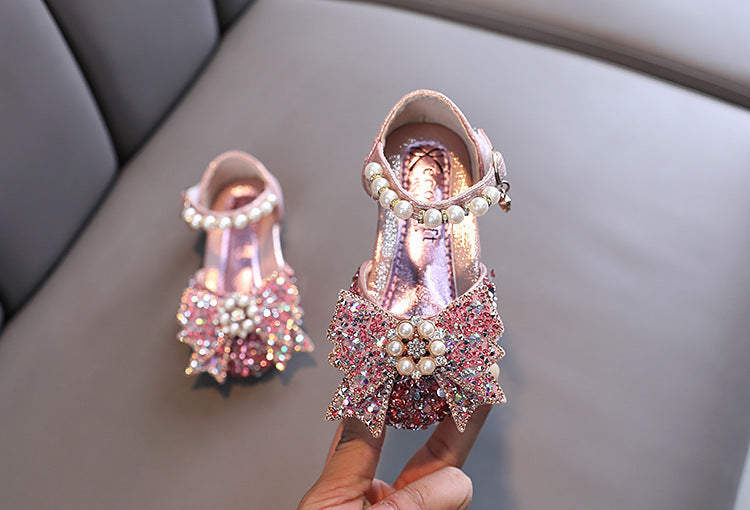Girls Pearl Sparkle Mary Jane Party Shoes – Charmy