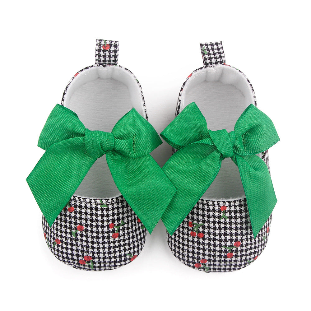 Cherry Print Children's Shoes