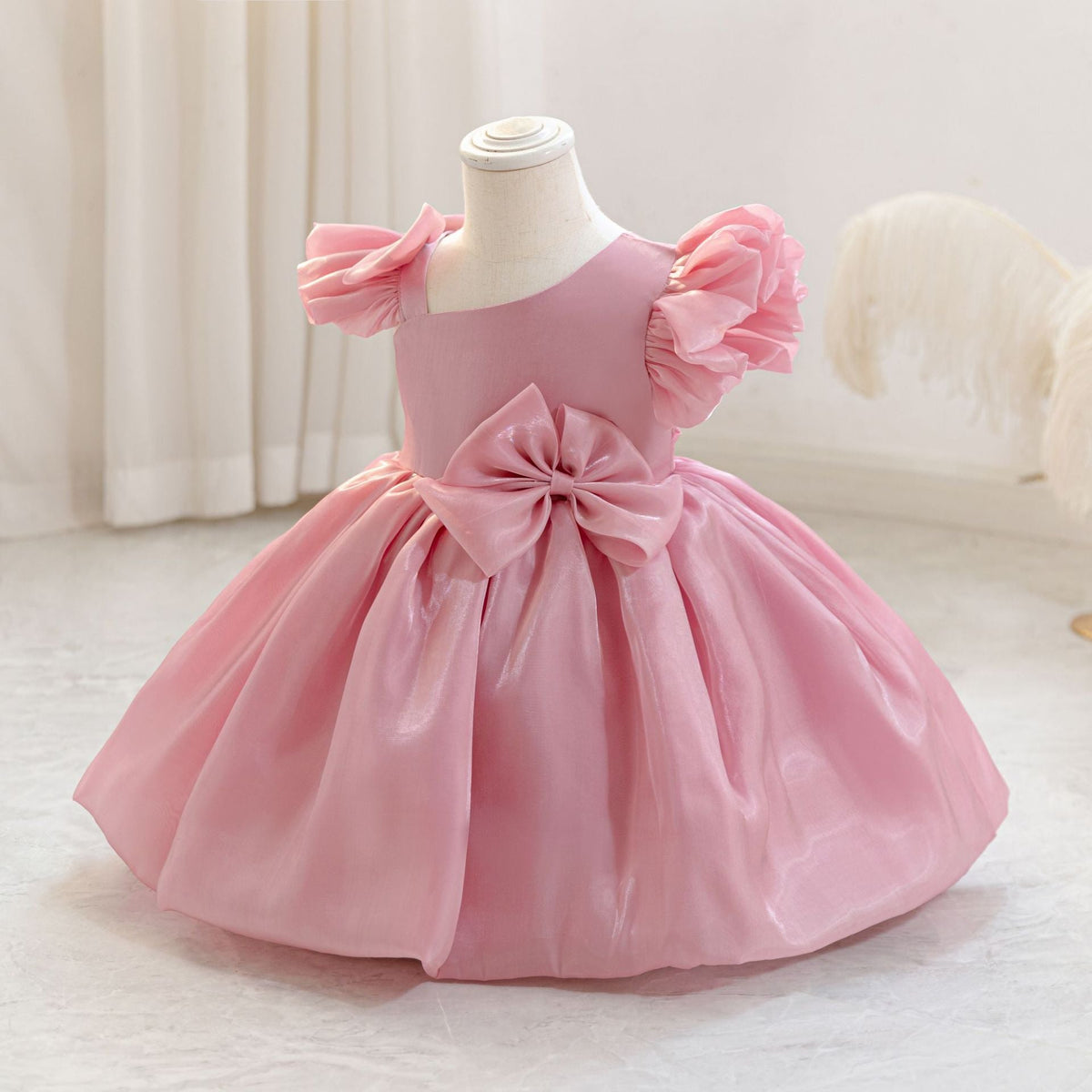 Children's Party Dress with Bow