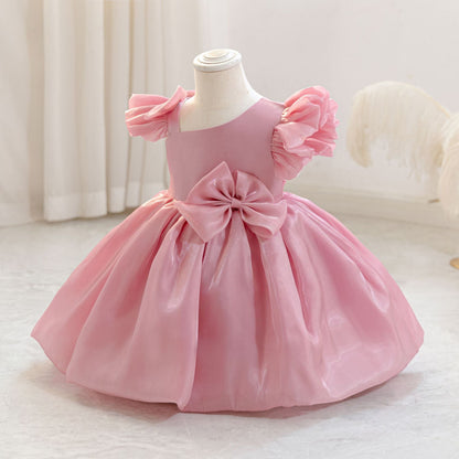 Children's Party Dress with Bow
