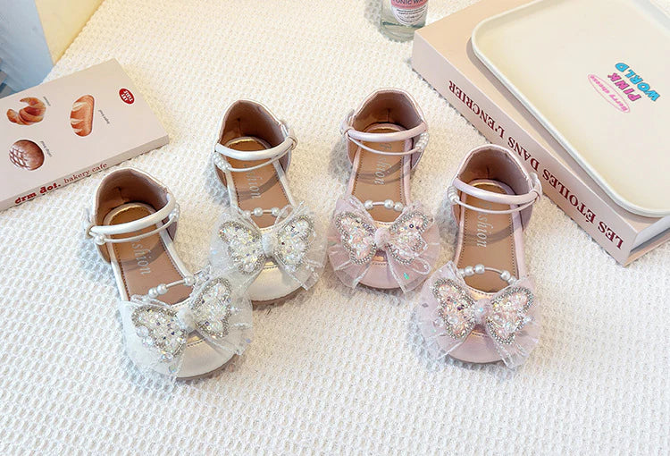 Girls Butterfly Sparkle Sandals – Charmy