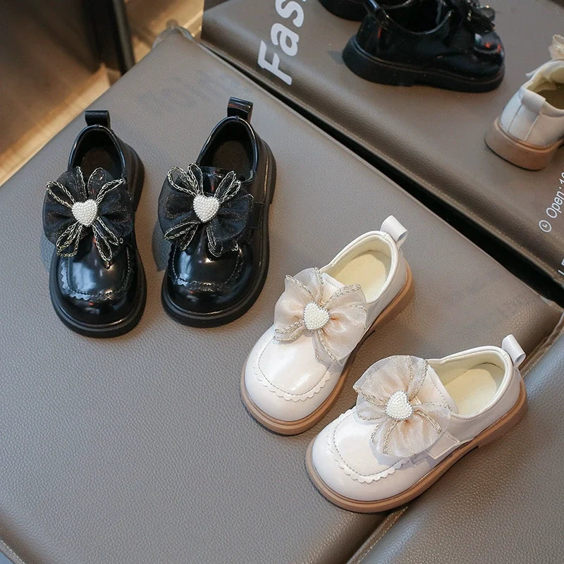 "Love" Bow Children's Shoes