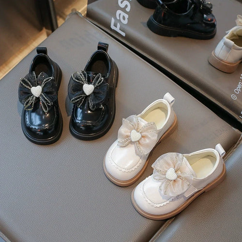 "Love" Bow Children's Shoes
