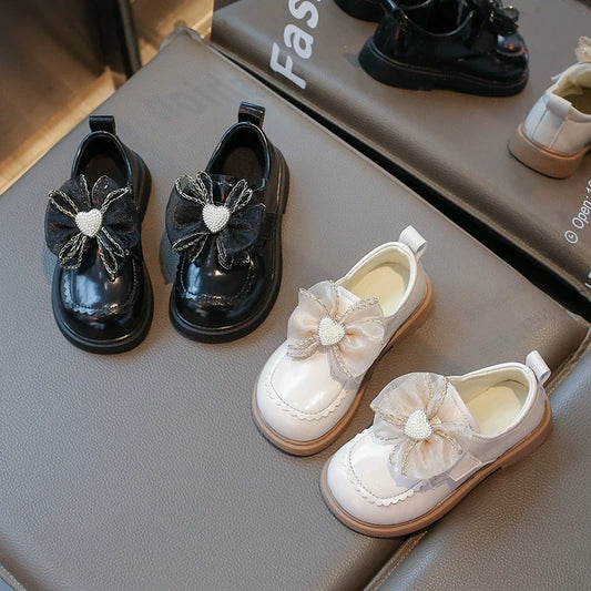 "Love" Bow Children's Shoes