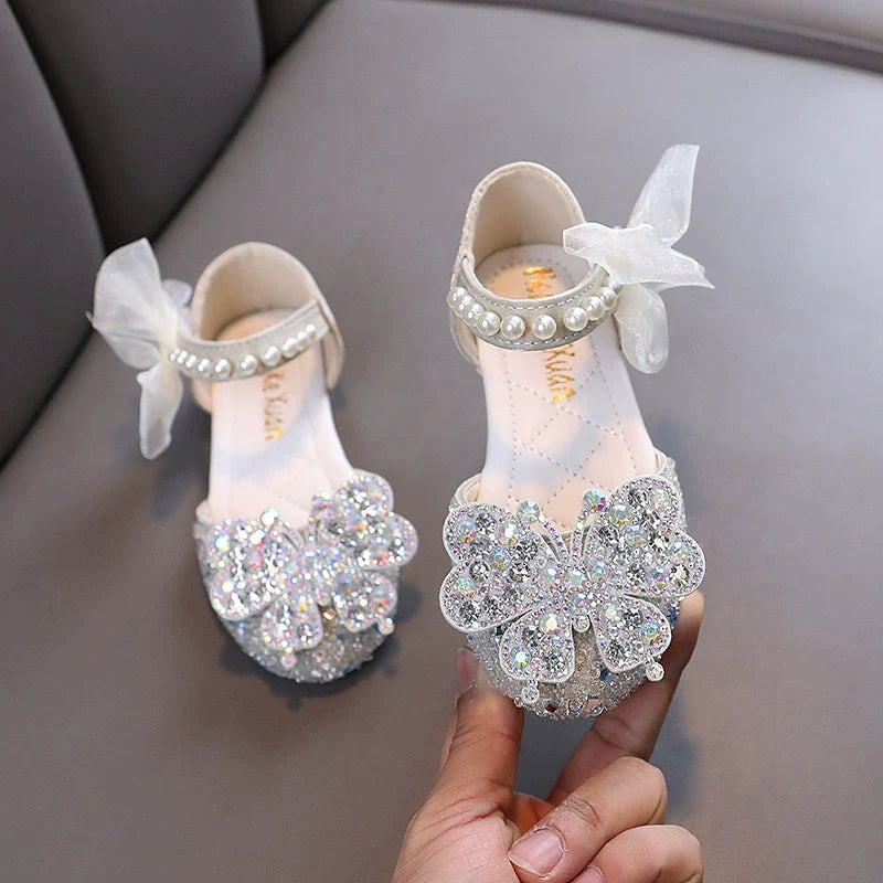Girls Butterfly Sparkle Shoes – Charmy