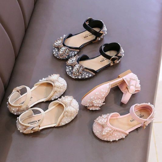 Girls Pearl Party Shoes – Charmy