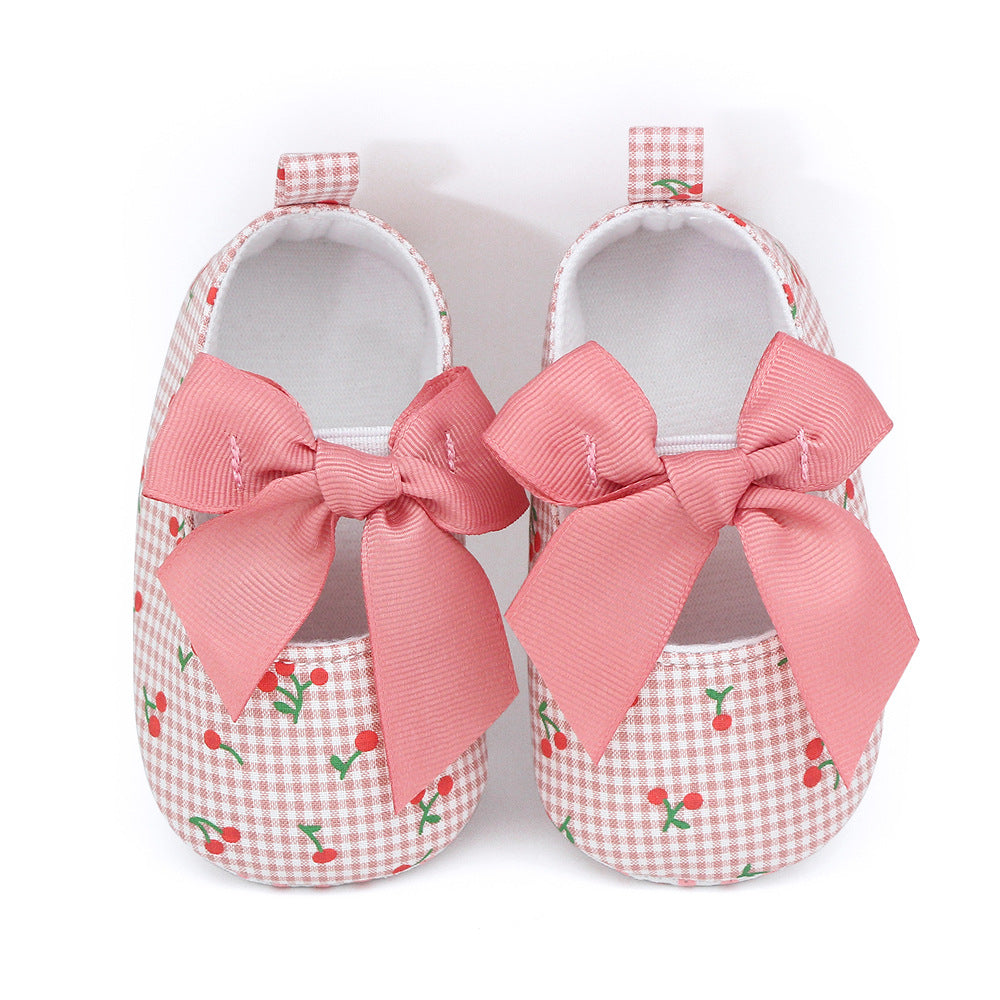 Cherry Print Children's Shoes