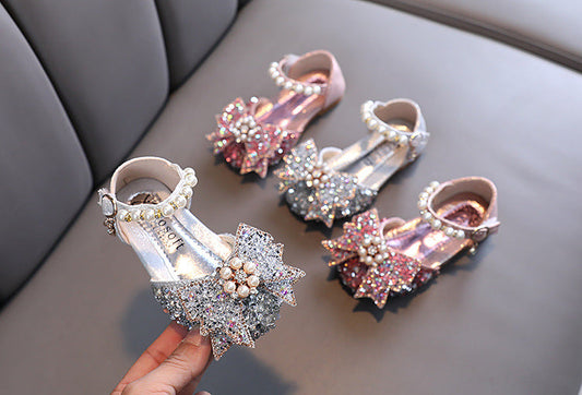 Girls Pearl Sparkle Mary Jane Party Shoes – Charmy