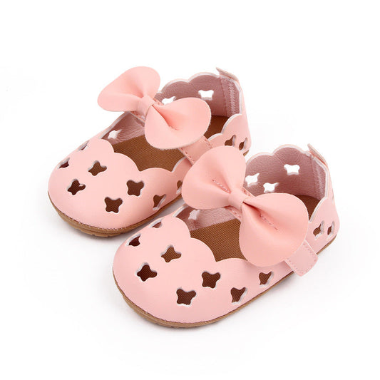 Baby Shoe with Holes and Bow