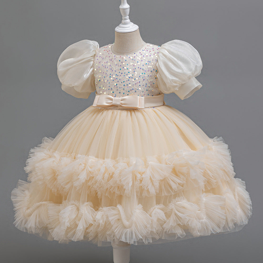 Sparkly Puffy Dress for Children