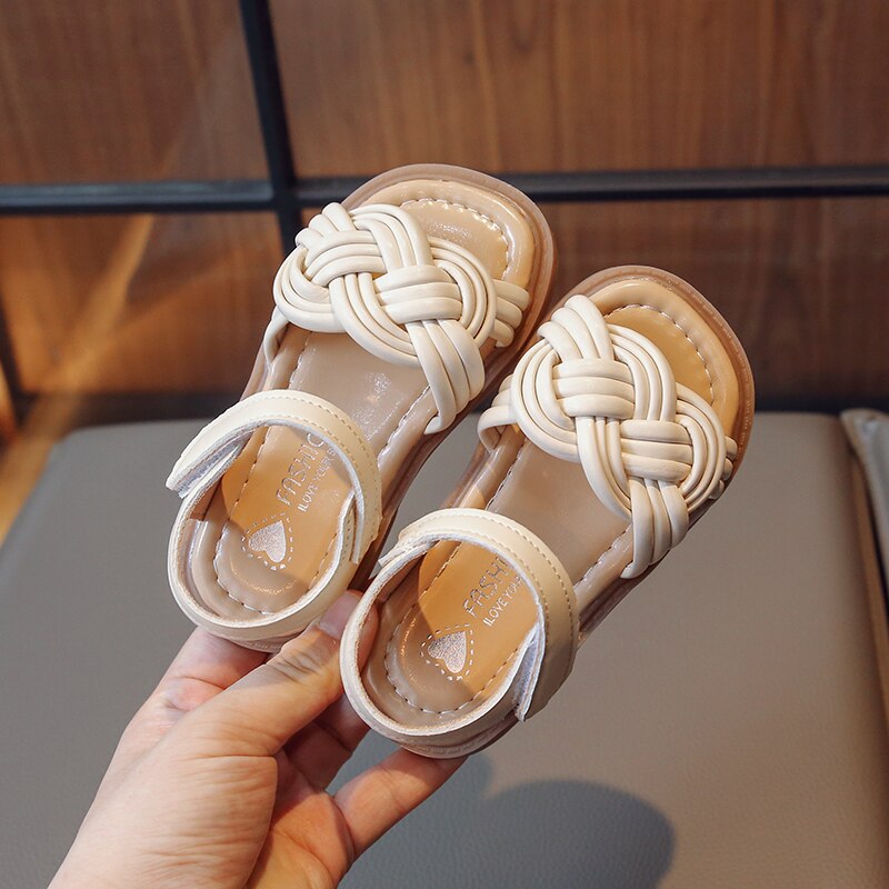 Girls Braided Summer Sandals – Charmy