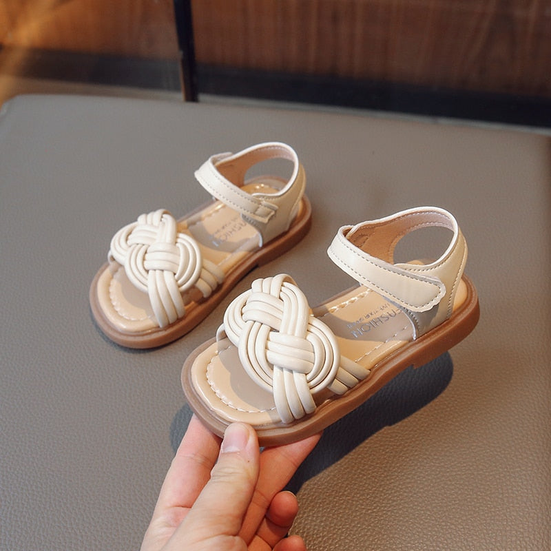 Girls Braided Summer Sandals – Charmy