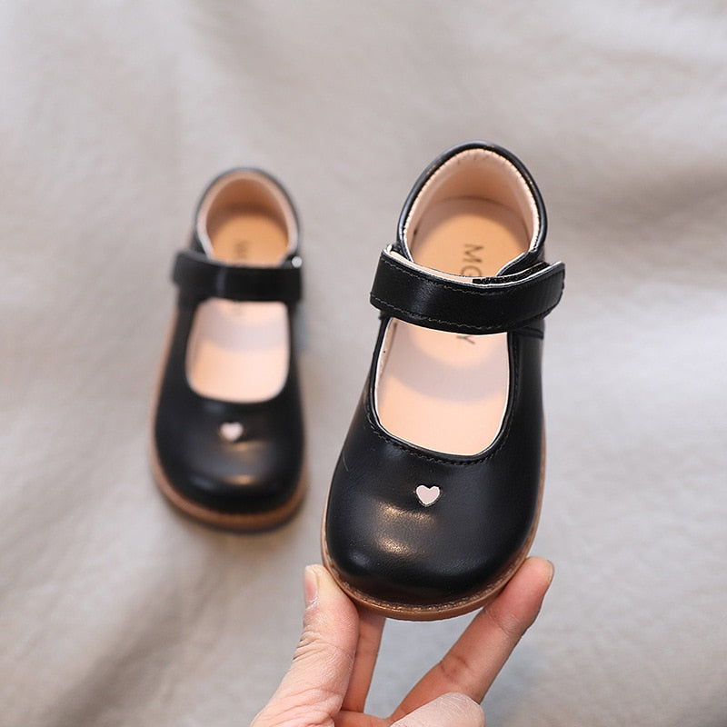 Girls Leather Mary Janes – Charmy