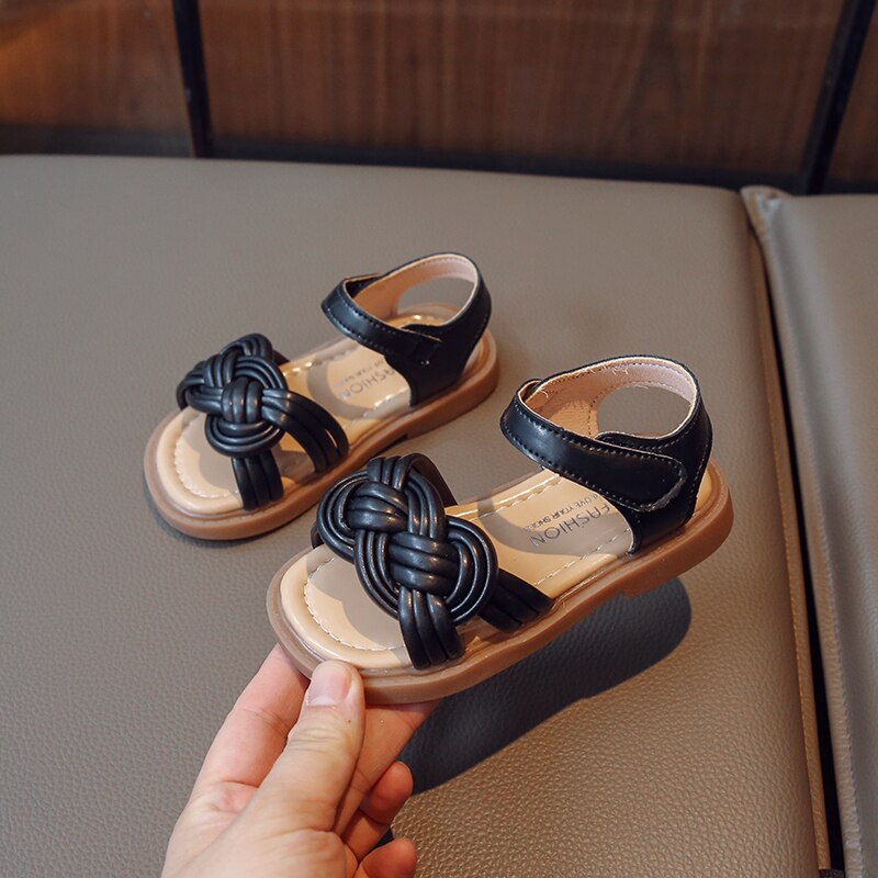 Girls Braided Summer Sandals – Charmy