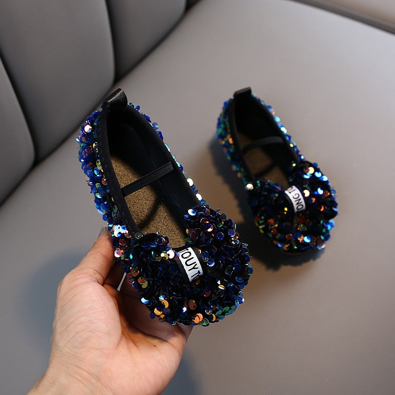Girls Sequin Sparkle Trainers – Charmy