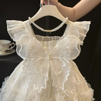 Sparkly Children's Dress with Wings