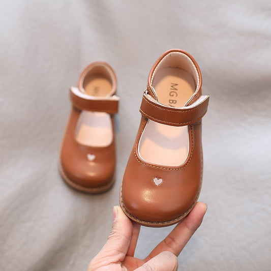 Girls Leather Mary Janes – Charmy
