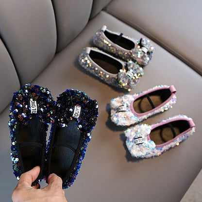 Girls Sequin Sparkle Trainers – Charmy