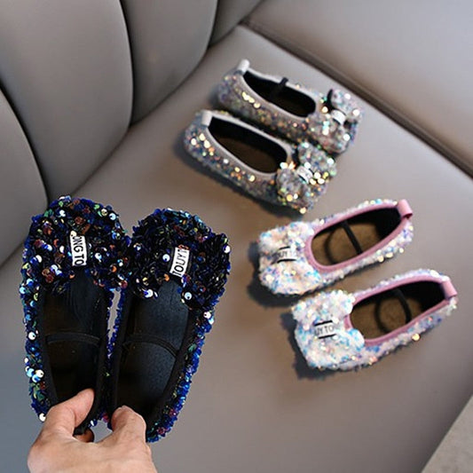 Girls Sequin Sparkle Trainers – Charmy
