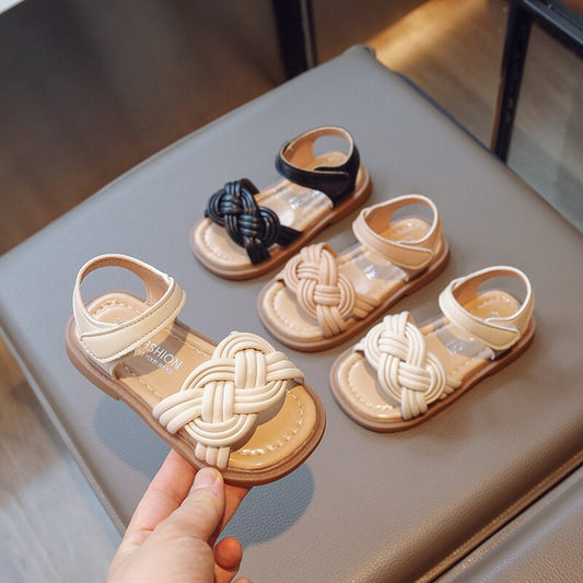 Girls Braided Summer Sandals – Charmy