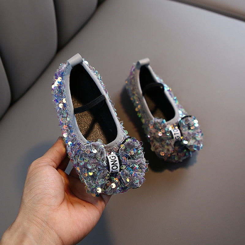 Girls Sequin Sparkle Trainers – Charmy