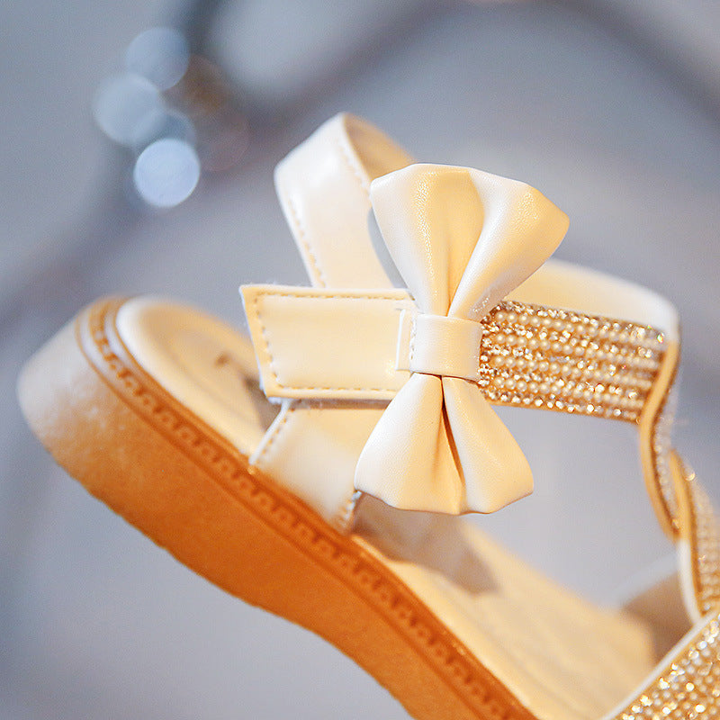 Girls Braided Embellished Party Sandals – Charmy