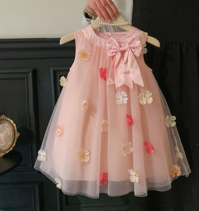 Children's Tulle Flower Dress