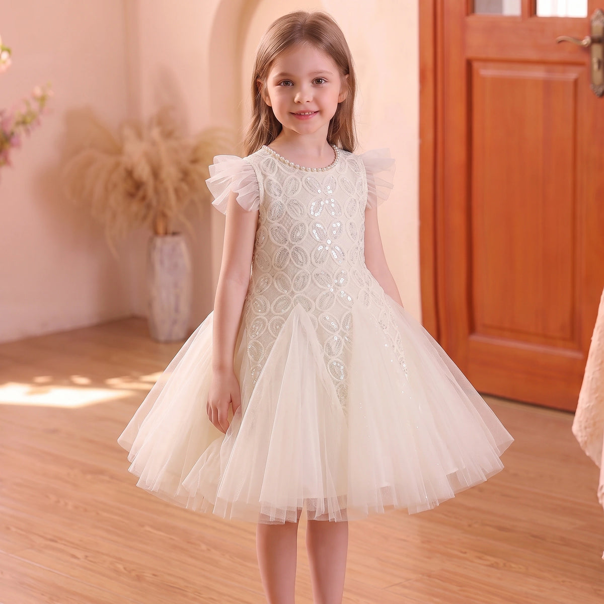 Shiny Sequins Children's Dress
